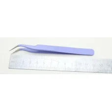 Stainless Tweezers Not Magnetic Purple 